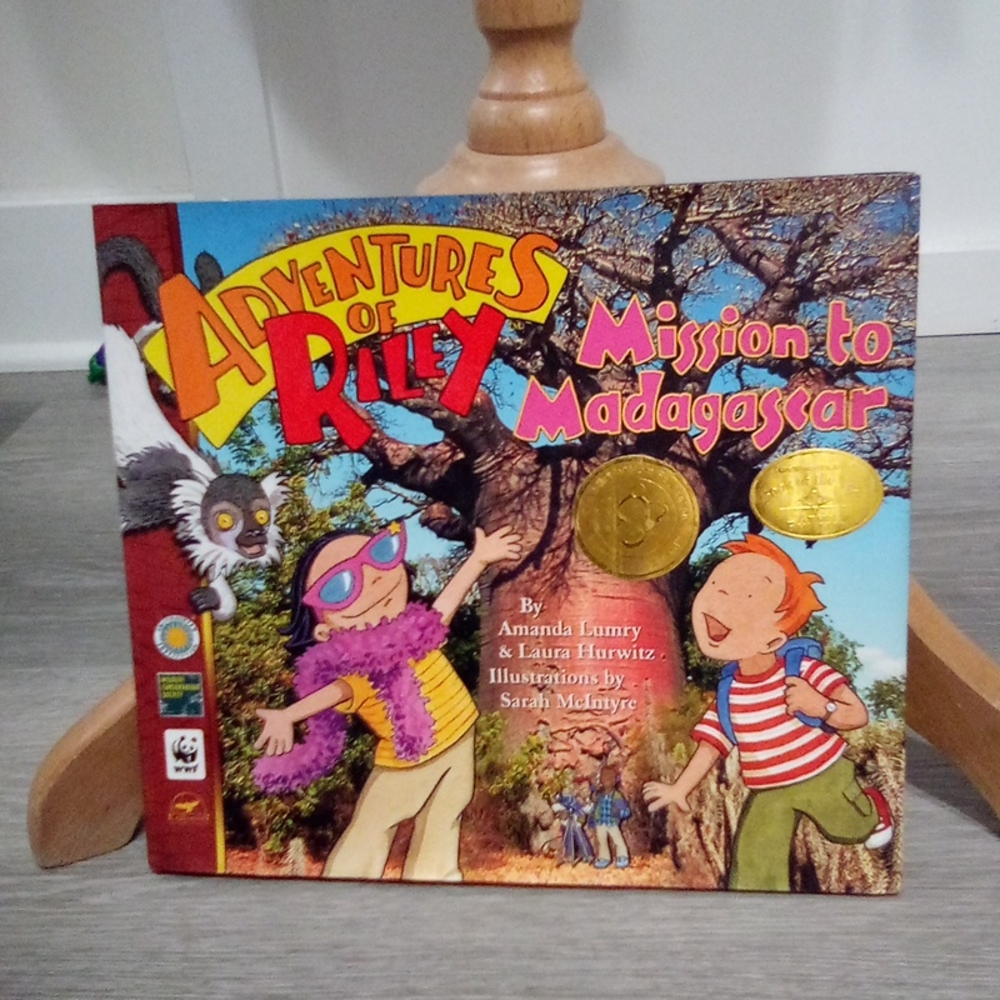 Adventures of Riley Mission to Madagascar Hardcover Story